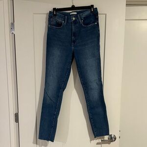 Good American Dark Blue Ankle Jeans